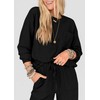 KIRUNDO Women's Fall 2 Piece Outfits Ribbed Knit Lounge Sets