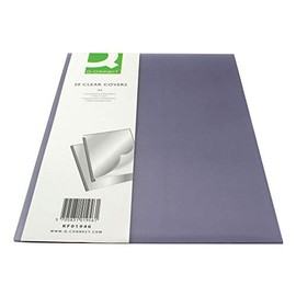 Q-Connect Clear A4 Clear Covers (20 Pack) KF01946