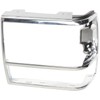 US AUTO PARTS PLUS New Front Headlight Bezels Chrome Right