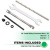 Andorm 20pcs 1/8" Cable Railing Tensioner Terminal Kit Black, Threaded