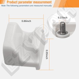 4 Pack Freezer Basket Retainer 7009399 for Sub Zero Freezer Lower Basket APS 5029 611 650 BI-30U BI-30UG 611G BI-30U (2 Left Side and 2 Right Side)