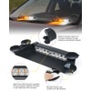 LUMENIX LED Emergency Dash Strobe Lights Aluminum, Front Windshield Visor