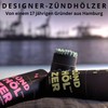 Flundertje Designer Matches, Extra Long/Large Coloured Matches/Matches, Premium Matches/Match Box