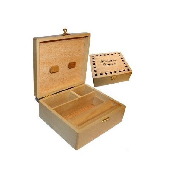 Burn Wholesale Cbl Grassleaf Large Wooden Wood Rolling Box