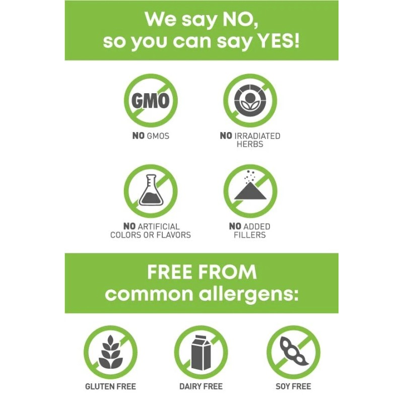 Oregon's Wild Harvest Organic Echinacea Capsules 90 Vegan Non Gmo