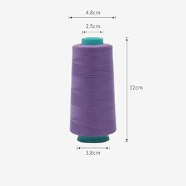 3000Yards Polyester Sewing Thread Purple Thread for Embroidery/All Sewing Purpose Hand and Machine