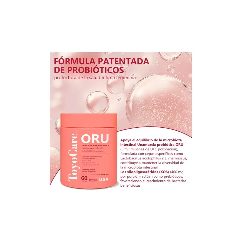 Toyocare Oru Probiótico: Equilibrio Íntimo Y Flora Saludable Sin Sabor