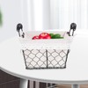 ABOOFAN Iron Wire Fruit Basket Liner Nordic Style Storage Basket