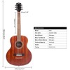 Acoustic Classical Guitar for Beginners, AKLOT 38 Inch Mahogany Folk