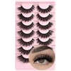 FARRED Fluffy Lashes Wispy Eyelashes Cat Eye Lash False Mink