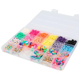 Depesche TOPModel 12085 DIY Bead Set, 20 Different Types of Beads, for Creative Design of Bracelets and Necklaces