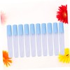 jojofuny 10pcs Transparent Sealed Tube Needle Holder Organizer Plastic Storage
