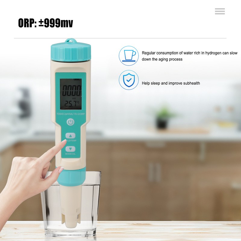 Water Quality Meter ORP PH TDS TEMP EC Salinity SG