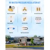 RV Water Pressure Regulator Kit, RV Fresh Water Kit All-in-One