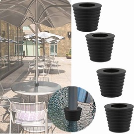 FCOUIID Patio Umbrella Cone Wedge Spacer for Table Hole or Base Parasol Stand, Fits Pole Diameter 1-1/2",Waterproof & Keep Umbrella from Rocking & Breaking Outdoor Glass Table (4pcs)