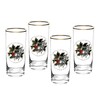 Portmeirion Home & Gifts Hiball Glass S/4, Multi-Colour, 7.3 x 7.3 x 16 cm