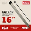 Eskimo® 42962 Hex Auger Extension, 16 Inch, Augers, Aluminum, Silver