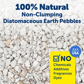 PetSafe ScoopFree Premium Natural Cat Litter - Eco-Friendly Long-Lasting Litter - High Absorbency & Low-Tracking Design - Non-Clumping Pebbles - 4.2 lb Bag - 2 Pack