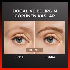 L'Oréal Paris Infaillible Faux Brow Augenbrauenstift – langanhaltender Augenbrauenstift mit Doppelspitze für bis zu 2 Tage Halt, Blonde, 1 ml
