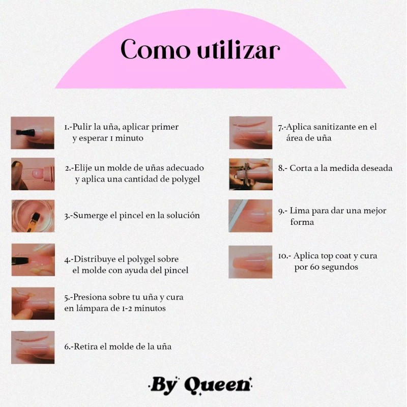 Miss Cherry Kit Básico De Polygel Para Uñas System Dual