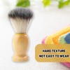 Shaving Brush, 2 Pack Wooden Handle Shaving Brushes for Men,