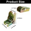 BokWin 90 Degree Hinges, Gold, 2pcs