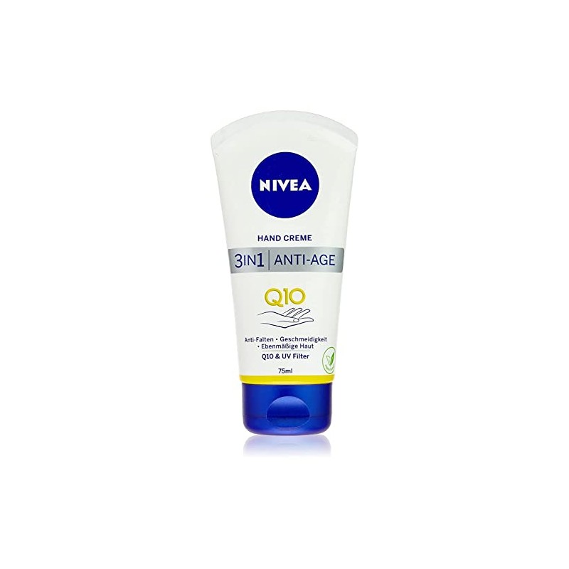 Nivea Hand Cream 3-in-1 Anti-Age Q10, Anti-Wrinkle Hand Care with