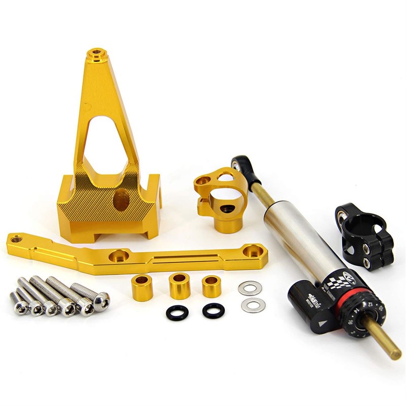 VEVEL CNC Motorcycle Steering Stabilize Damper Bracket Mount For YAMAHA