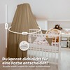lilimaus Bed Canopy for Baby Bed, Beige – Made of