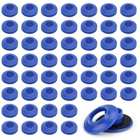 HESUSUSI Eyelets Set Blue for Tarpaulins 50 Pieces 28 x 28 x 12 mm Tarpaulin Eyelets Plastic Eyelets All-Purpose Eyelets Ring Eyelets Plastic Eyelets for Fabrics Tarpaulin Textile Tarpaulin Curtains