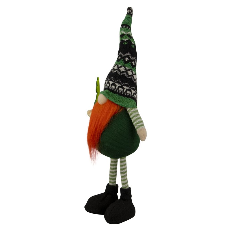 Northlight 20" Green Leprechaun Boy Gnome Standing St Patrick's Day