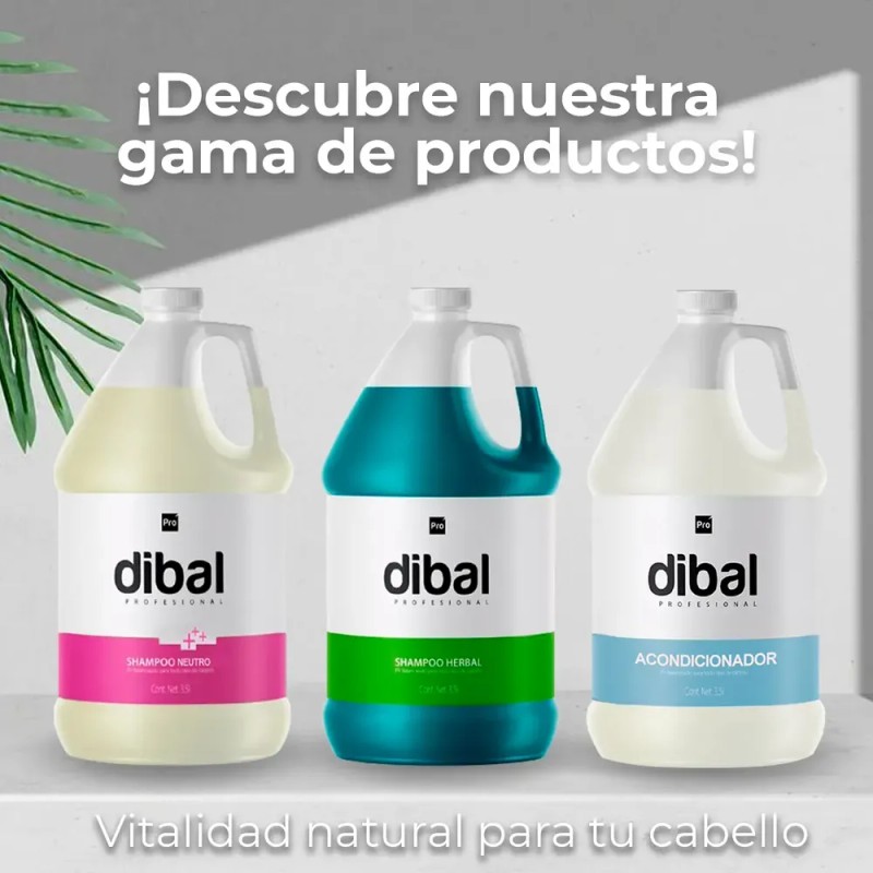 Shampoo Herbal Para Todo Tipo De Cabello De Dibal 3.5