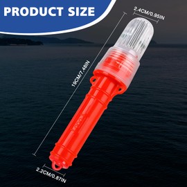 Boat Flares, Waterproof Flare Gun, Marine Flares Coasts Guard Approved, Intelligent Light Control Emergency Flares, Boat Safety Kit for Fishing Nets, Buoys or Boats