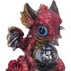 Nemesis Now Orb Glow 10.8cm, Red