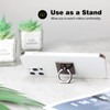[2 Pack] Square Sparkling Cell Phone Ring Holder Stand,360 Degree