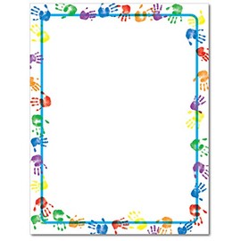 Baby Handprints Stationery Paper - 80 Sheets