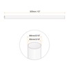Rebower 12" Clear Plastic Rigid Pipe 5mm x 8mm(3/16" x