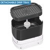 Richenda 2-in-1 Soap Dispenser with Sponge Holder-Dish Soap Dispenser for
