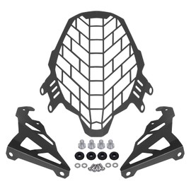 BAIONE Worldmotop - Rejilla de malla para faros delanteros de motocicleta, protector de faros delanteros para SUZUKI DL 650 DL650 V-STROM 650 Vstrom 2017-2021