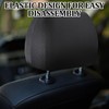 Xorim 4 Pcs of Headrest Covers for Cars, Car Headrest