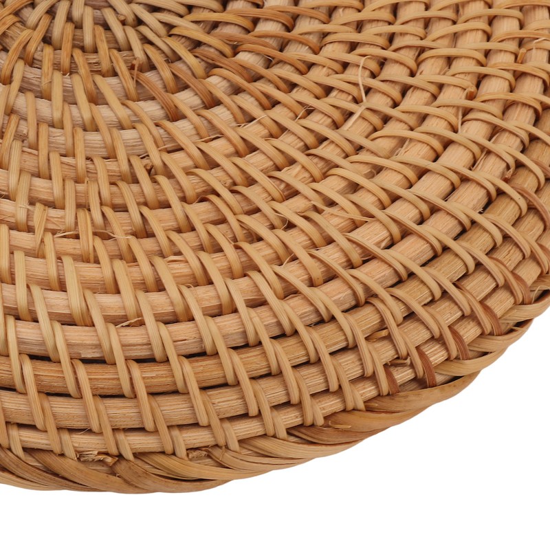 Rattan Fruit Tray Hand Woven Elegant Traditional Natural Rattan Serving