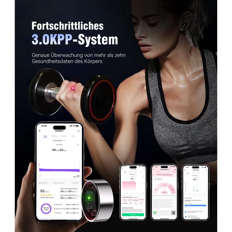 XSWCCJJ Smart Ring 6.0 & Wireless Charging Box【Industry No.1 -