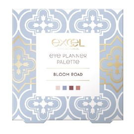 Excel Eye Planner 01 Eyeshadow, Color: 01 Bloom Road, 0.17 oz (4.8 g), 1 count