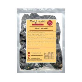 Ancho Dried Chilli Peppers Stemless 50g