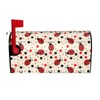 Abucaky Ladybugs Mailbox Cover Magnetic Waterproof Mailbox Wraps Post Letter