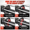 Nilight Synthetic Winch Rope, 3/8 Inch x 82 FT 25000