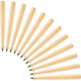 20 Pieces Wood Baseball Pens Writing Pens With Black Ink Drumstick Pens Natural Wood Color Pens Students Reward Baseball Bat Pens for Friend Kids Baseball Favor Craft