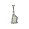 Starborn Rough 15-20 cts Hiddenite Crystal Pendant in Sterling Silver