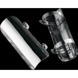 COBRA Universal Heat Shield 1-3/4 inch 99-0155P - Chrome Plated and Polished