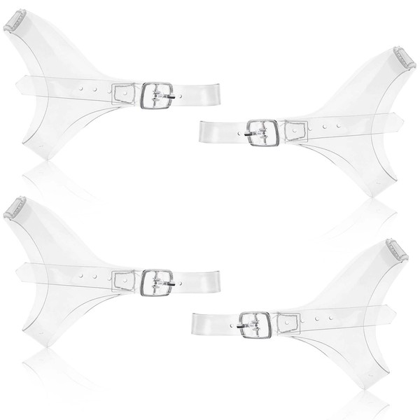 Aphumedc 2 Pairs Detachable Shoe Straps for Heels, Transparent Invisible